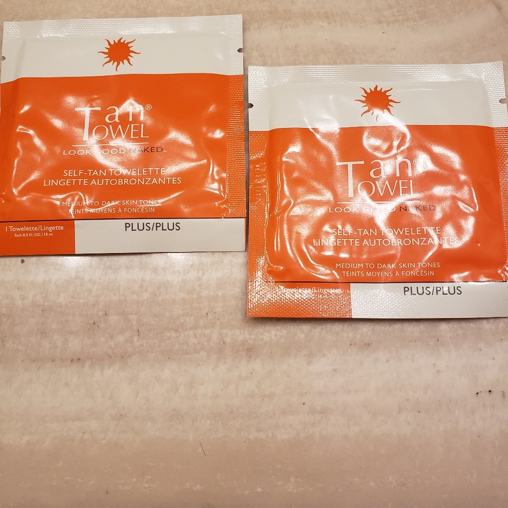 Tan Towel plus lot of 2